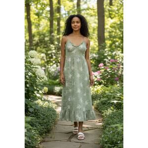 Green simplee dress size medium